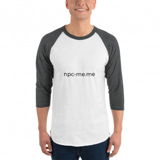 3/4 Sleeve NPC MEME Raglan Shirt